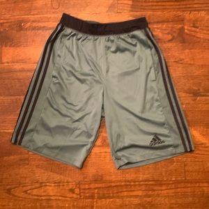 Men’s small green and black adidas athletic shorts